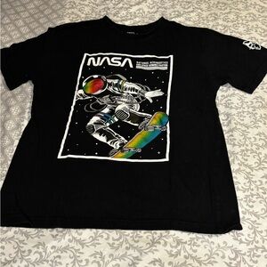 Eighty Eight Black Astronaut Skateboard Tee